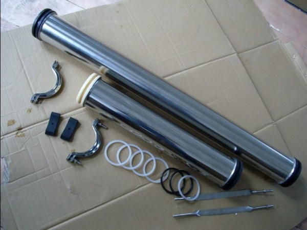 Vỏ màng Ro 4040 công nghiệp inox SS304 không mối hàn Vỏ màng Ro 4040 công nghiệp inox SS304 không mối hàn