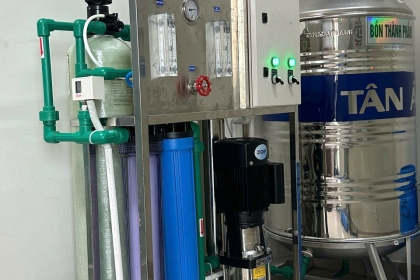 Hệ thống lọc nước tinh khiết RO 250L/h cho nhà hàng tại Đà Nẵng