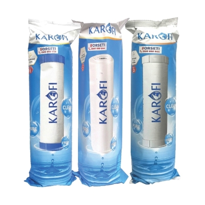 Bộ 3 lõi lọc nước 123 Karofi chính hãng Bộ 3 lõi lọc nước 123 Karofi chính hãng