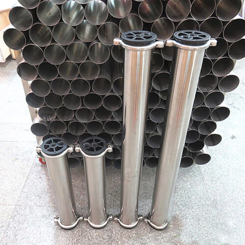 Vỏ màng Ro 4040 công nghiệp inox SS304 không mối hàn