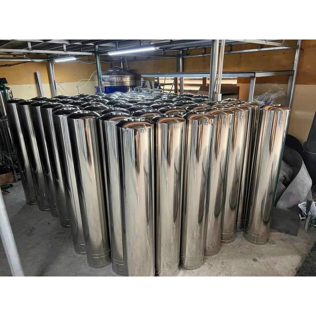 Cột lọc inox sử dụng van 3 ngã